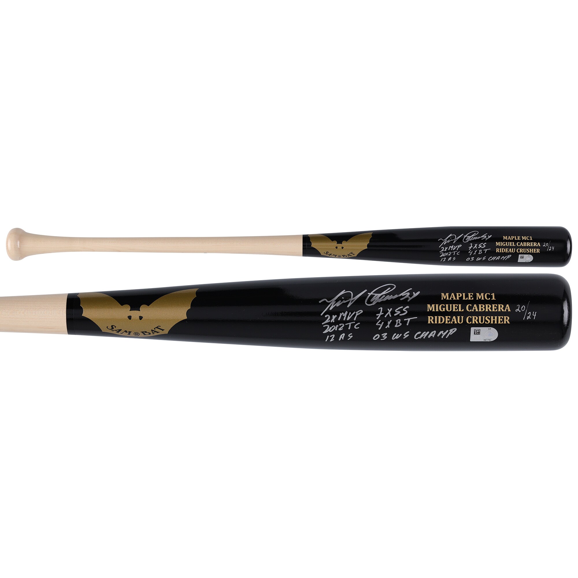 Get Your Miguel Cabrera Signed Baseball Bat Today - Limited Edition!
