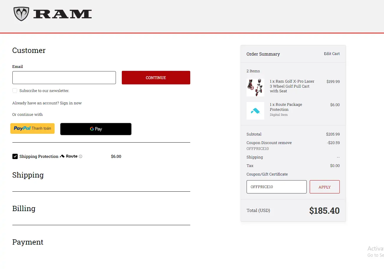 Save Big with Ram Golf Coupon Code： Exclusive Discounts Inside!