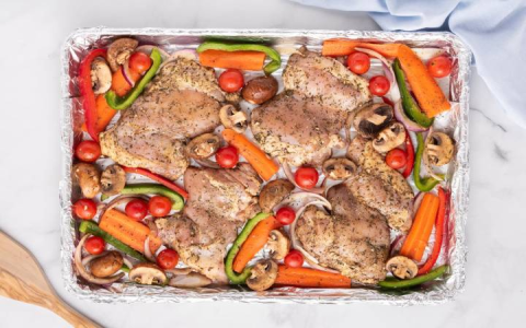 Easy Banbanji Chicken Recipe with Fresh Veggies