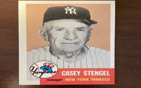 casey stengel baseball card