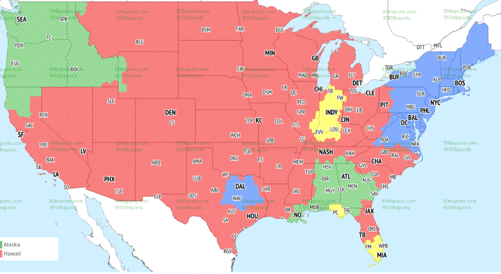 Week 7 NFL Coverage Map: Where to Watch Your Teams Game