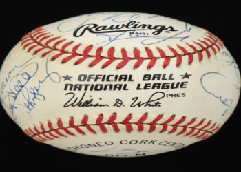 500 home run signed baseball