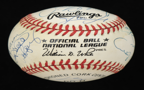 500 home run signed baseball