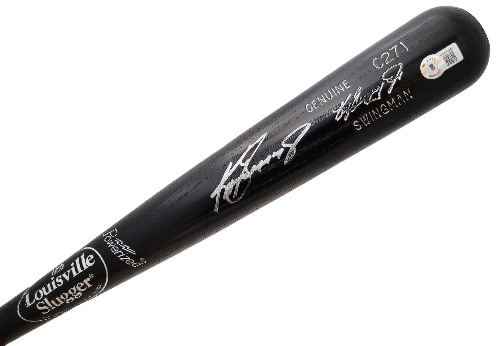 ken griffey jr signed baseball bat