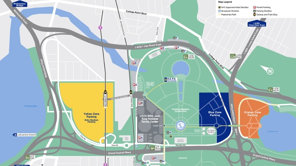 Billie Jean King National Tennis Center Parking: Find Nearby Lots & Save on Fees