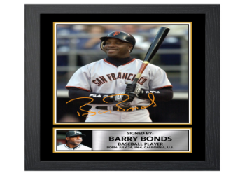 barry bonds signed baseball bat