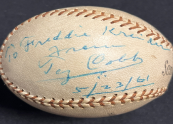 casey stengel autographed baseball