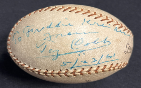 casey stengel autographed baseball