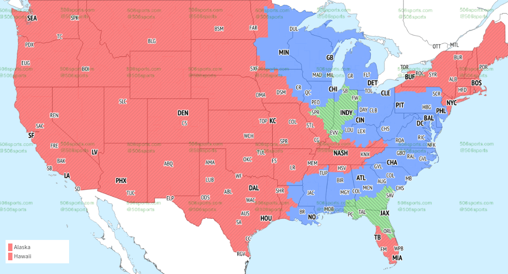 Where to Watch: Week 5 NFL TV Broadcast Details and Map