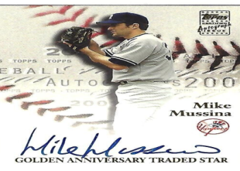 mike mussina autographed baseball