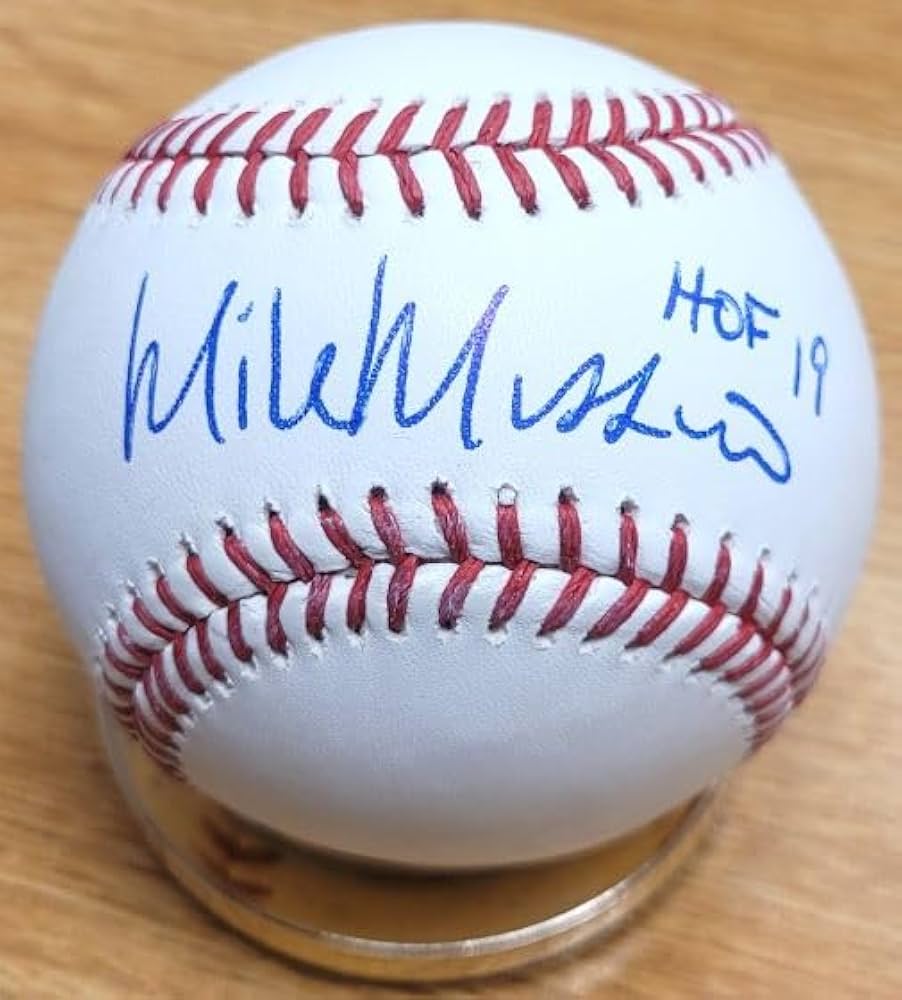 mike mussina autographed baseball