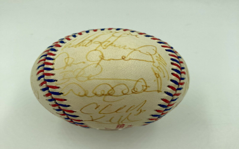 ken griffey sr signed baseball