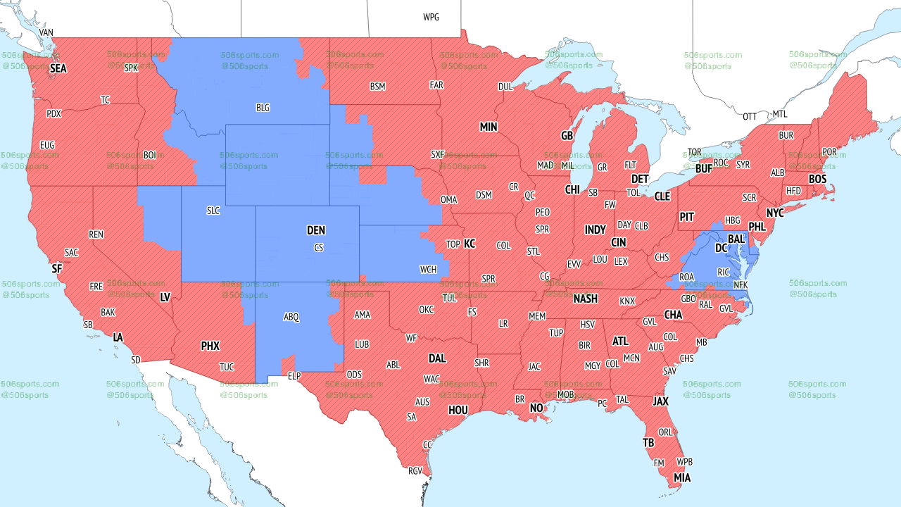 Your Quick Guide to the NFL Week 2 Coverage Map 2023