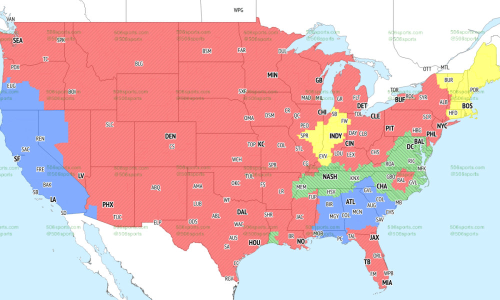Touchdown! Navigating NFL TV Coverage Maps Made Simple