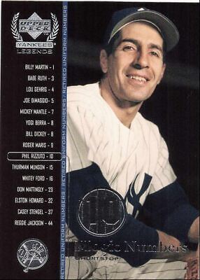 2000 upper deck yankees legends baseball price value