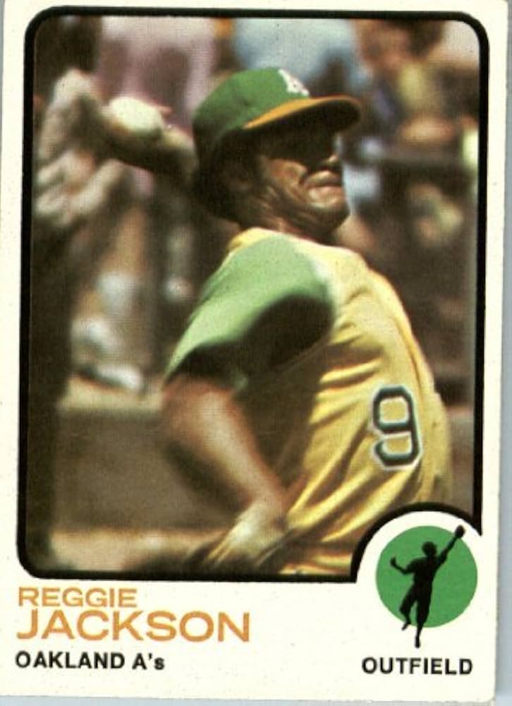 1973 reggie jackson baseball card