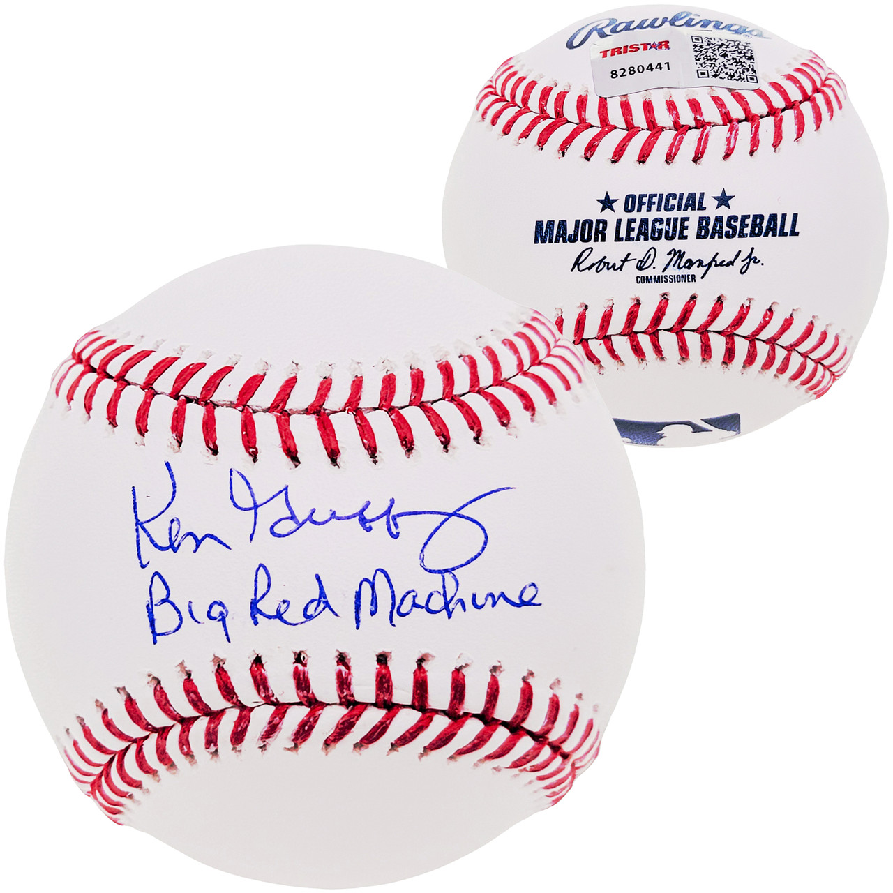ken griffey sr autographed baseball