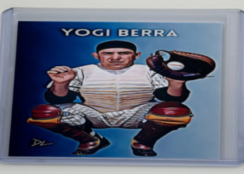 yogi berra autographed baseball card
