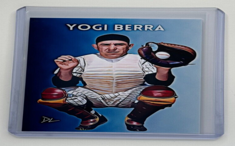 yogi berra autographed baseball card
