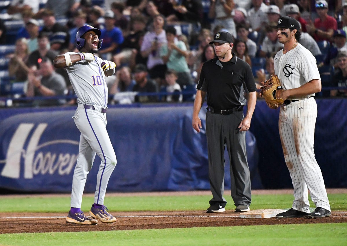 lsu vs south carolina baseball score