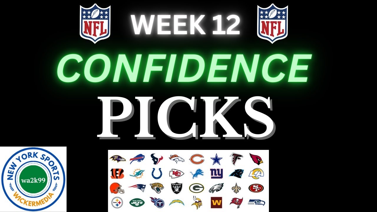NFL Confidence Picks Week 12: Top Choices! Insider Tips You Need to Know!