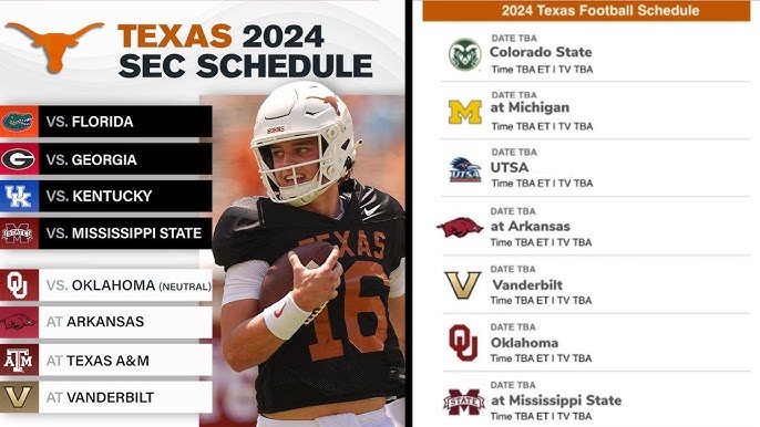 10 Expert Insights to Master the Texas Football Schedule 2024: Your Ultimate Guide to Game Days, TV Times, and Ticket Strategies
