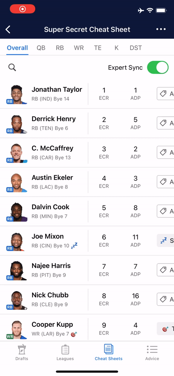7 Expert Secrets for Using ESPN Fantasy Football Cheat Sheets to Dominate Your Draft